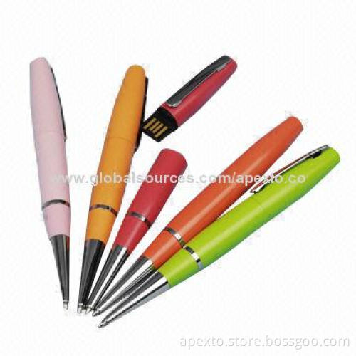 Pen USB Flash Drives, 1 to 32GB Capacity, Customized Logos Welcomed, Support Microsoft's Windows